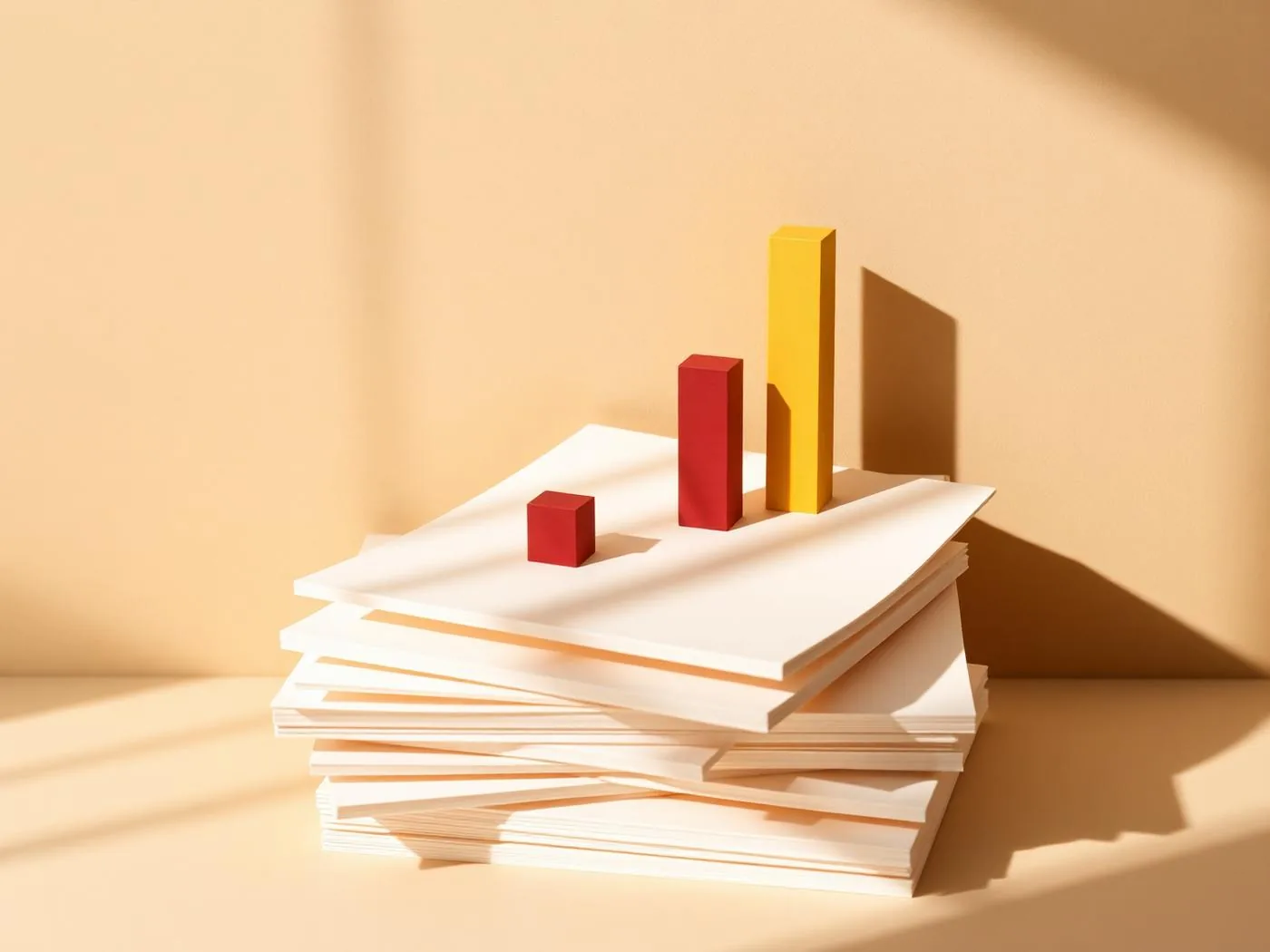 Editorial still life representing campaign performance growth